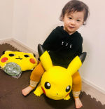 My son loves pikachu⚡️⚡️⚡️Joy with great amount of exercise(=^▽^)&sigma;A gift that pleases children f&hellip;のInstagram画像