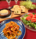 トマトクリームパスタまた作ろうっ！#野菜をMOTTO #野菜をもっと #ベジMOTTOスープ #モンマルシェ #スープ #monipla #monmarche_fanのInstagram画像