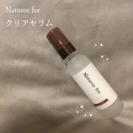 yuuri.813Natures for⁡クリアセラム⁡⁡⁡⁡⁡⁡濃厚な植物美容成分が⁡⁡ぎゅっと詰まった根幹スキンケア美容液⁡⁡⁡お試しさせていただいて一週間以上たちました♡⁡オー&hellip;のInstagram画像
