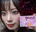 フラワーアイズのジャスミングレー派手なメイクに相性が良かった🤍コスプレにも使えそう✨、#ジャスミングレー#カラコン着画#長崎モデル#福岡モデル#ハーフカラコン#ギャルメイク#チャイボー&hellip;のInstagram画像