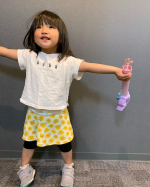 u0040nissen_kids_official さまよりポケット付６分丈フレアスカッツをモニターさせていただきました🌻我が家のおてんば娘は、走ったり、飛んだり、登ったりが大好き！✨か&hellip;のInstagram画像