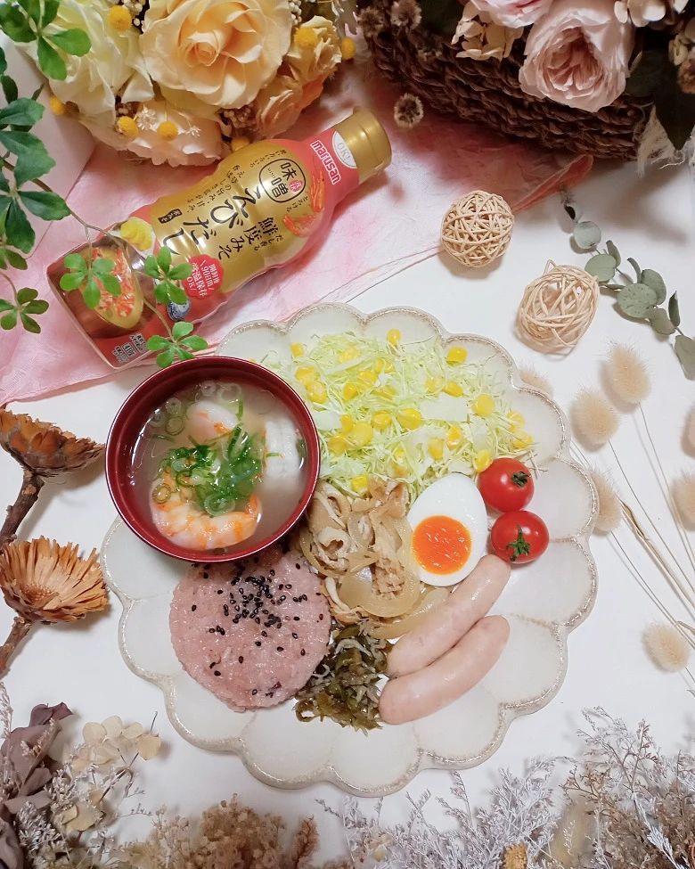 口コミ投稿：【旅館のえびだし味噌汁をおうちで再現🦐✨】⁡⁡⁡⁡うちの家族、お味噌汁が大好きで💗⁡⁡毎…
