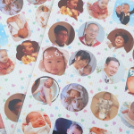 怜の家族シールが届いたよ👶ばぁばはもったいなくて使えないんだって笑#みんなのシール #ステッカー #オリジナルシール #オリジナルステッカー #シール #手作りシール #monipla #&hellip;のInstagram画像