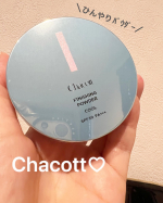 .ChacottフィニッシングUVパウダー クール私は筆でパウダーをのせることが多いのですが...Chacottは、付属のパフでもちゃんと分厚い！ふかふかパフ！これはいいポイントですね&hellip;のInstagram画像