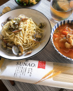 SUNAO もっちりパスタ　糖質が気になる方に、是非おすすめしたいこちら🙌1食（80g、1束）あたり糖質量21.1gで、大好きなパスタを我慢せずに糖質カットできる優秀さ🎊もっち&hellip;のInstagram画像
