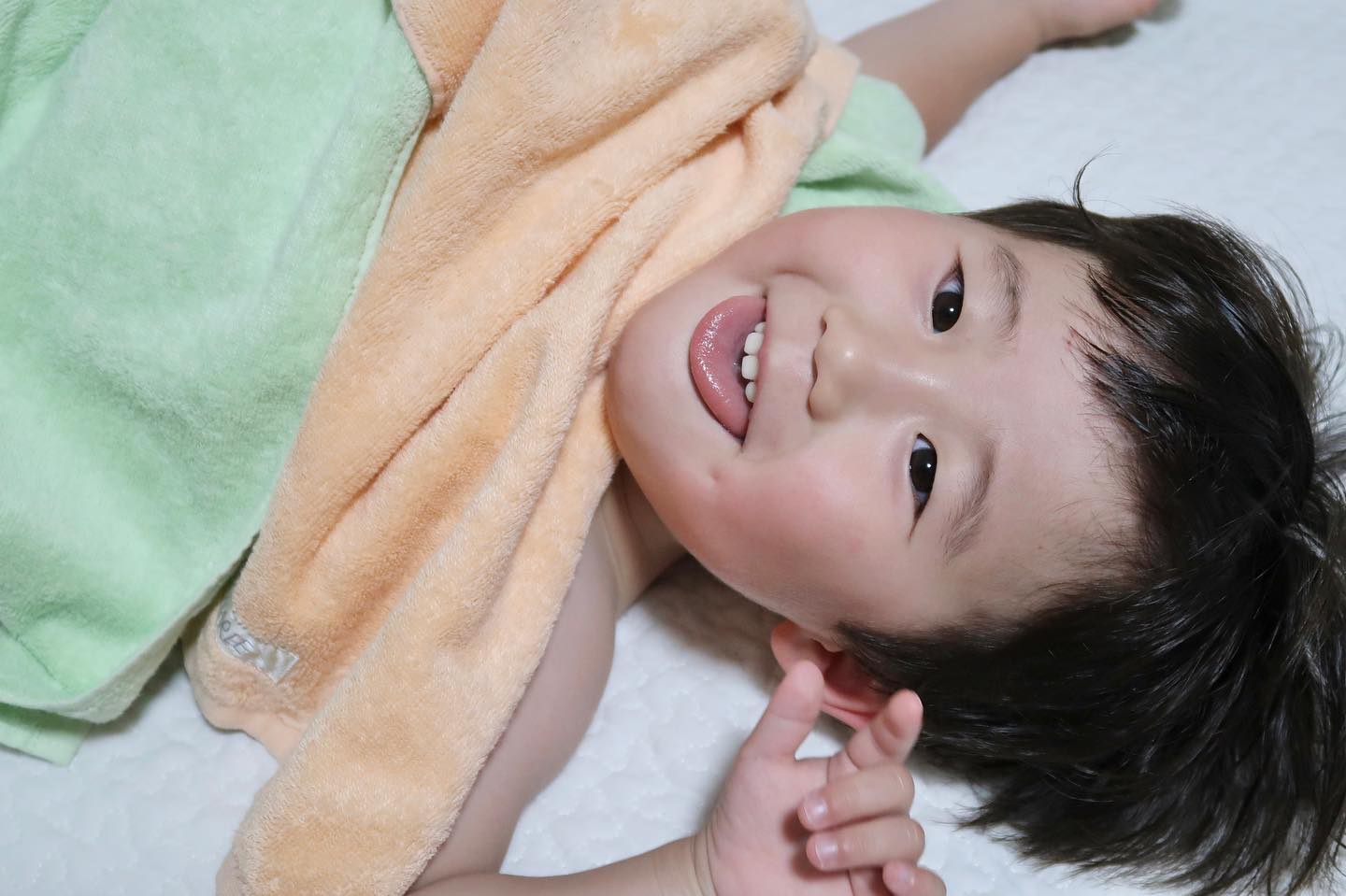 口コミ投稿：🧺シャルレ様のフェイスタオル綿100%で肌にもやさしく洗うたびにふんわりボリューム感…