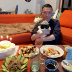 5/20👨🎂5/25😺🎂合同誕生会🎵♯エキゾチックショートヘア♯中国人旦那♯中国人旦那初誕生日ケーキ#野菜をMOTTO #野菜をもっと #ベジMOTTOスープ #モンマ&hellip;のInstagram画像
