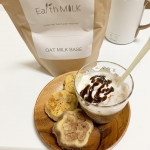 🍓 ╋━━━━━━━━━━━━╋Earth MILK《オーツミルクベース》&rarr; @earth.milk.cafe ╋━━━━━━━━━━━━╋ 飲みやすくて簡単に自分で作れるオーツミ&hellip;のInstagram画像