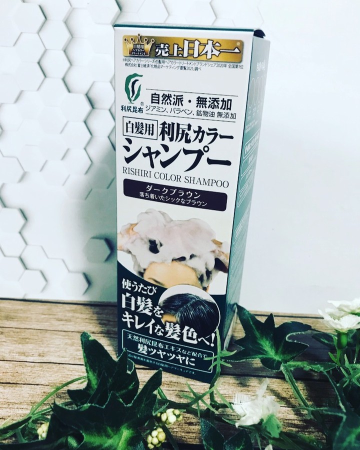 利尻昆布 白髪染めカラーシャンプーのクチコミ（口コミ）・Instagram