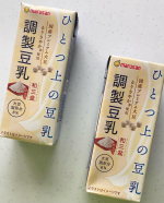 ひとつ上の豆乳 調製豆乳 和三盆仕立て200ml.青臭みや収れん味の強い成分を含まない国産プレミアム大豆「るりさやか」、徳島県産の和三盆、沖縄県産食塩の3つの原材料のみでシンプルに仕上げた、上&hellip;のInstagram画像