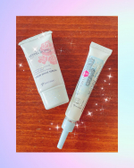 夏に向けて身体も肌も美白対策実行中😆‼️膝や肘の乾燥とか、年齢的にもケアしないとヤバい😭って事で、この2品を日々のケアに取り入れ中‼️ボディ用の左のクリームは、黒ずみケア美容液&hellip;のInstagram画像