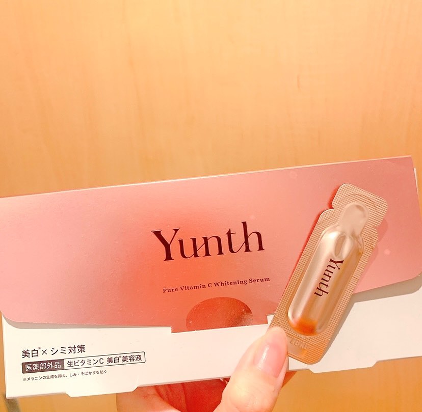 口コミ投稿：yunth使ってだいぶ経ちました🌸毎日使うことでお肌の調子が全然違う！体調悪くなって…