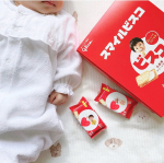 ♡𓀡⁡スマホで簡単に注文できる #スマイルビスコ を先日投稿したpicで作ってみたよ👶🏻❤️⁡写真を選んで名前やメッセージを入力して好きなスタンプを選ぶだけ🥰！写真は加工ア&hellip;のInstagram画像