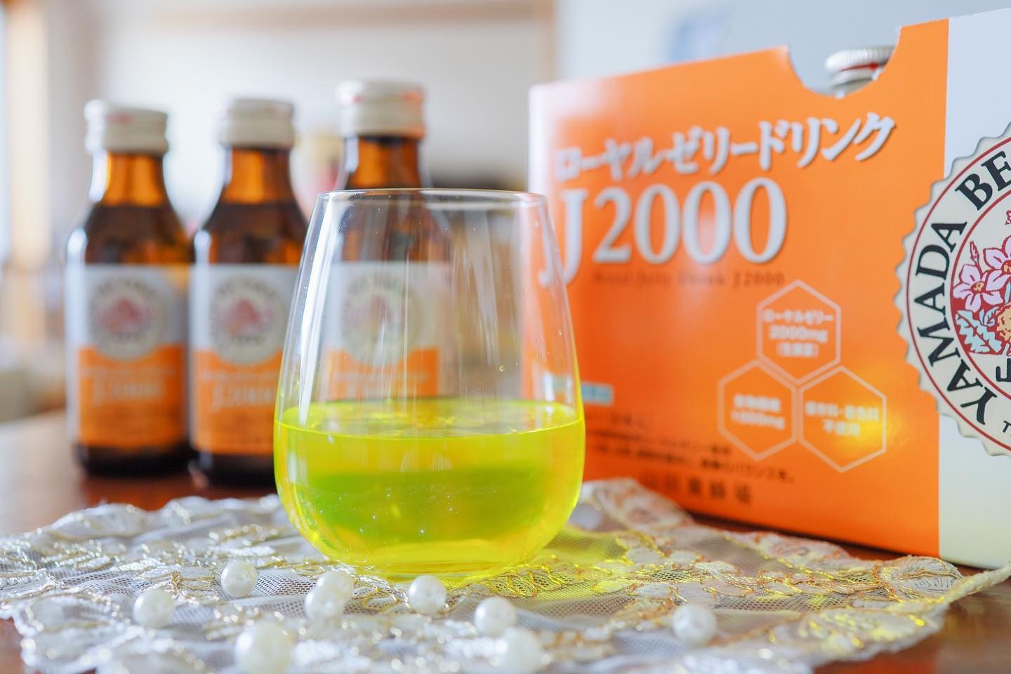 口コミ投稿：@yamada.bee_official さまローヤルゼリードリンク「J2000」いただきました✨突然暑く…