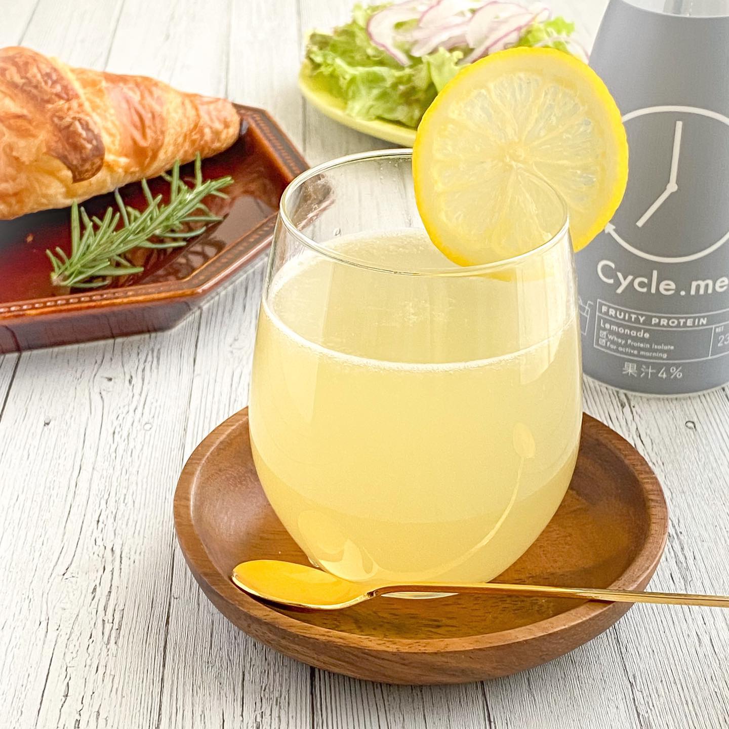 口コミ投稿：。🍋レモネード#クロワッサン とレモネードで爽やか#朝ごはん 。..実はこのレモネード…