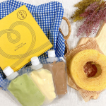 ・八天堂様の新商品！バームクーヘンに3種のクリームをお試しさせて頂きました💓😊クリームは抹茶チョコ、カスタード！バームクーヘンは可愛いハート型！クリームは冷蔵庫で冷やし、ひんやり冷&hellip;のInstagram画像