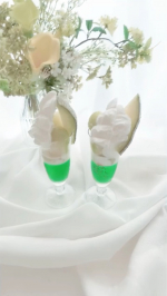 ミキズコラーゲンでゼリーを作ってみました。フィードも見て下さいね💕メロンパフェ🍈作りました✨✨コラーゲンセラミド、ローヤルゼリー、ビタミンCもデザート食べながら取れちゃいま&hellip;のInstagram画像