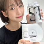 少し前からスカルプケアブランド「KAMINOWA」の薬用育毛剤、サプリ、シャンプー＆トリートメントを使いはじめました！　さっそくですが気になる使用感✨✔ 薬用育毛剤少しずつ&hellip;のInstagram画像