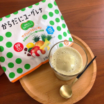 一つ星シェフ羽鳥周作氏監修の「からだにユーグレナやさしいフルーツオレパウダー」を飲んでみました子供の栄養バランスって難しいですよね3歳の娘は好きなものしか食べないんでなんとか栄養ある食&hellip;のInstagram画像