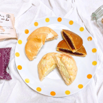 八天堂新商品詰合せ(๑&bull;̀ㅁ&bull;́ฅ✧本気のメロンパンシュークリームザクラシック生大判焼きどら焼きくりーむパンマスカット新商品の5点セットをいただきました❤️&hellip;のInstagram画像