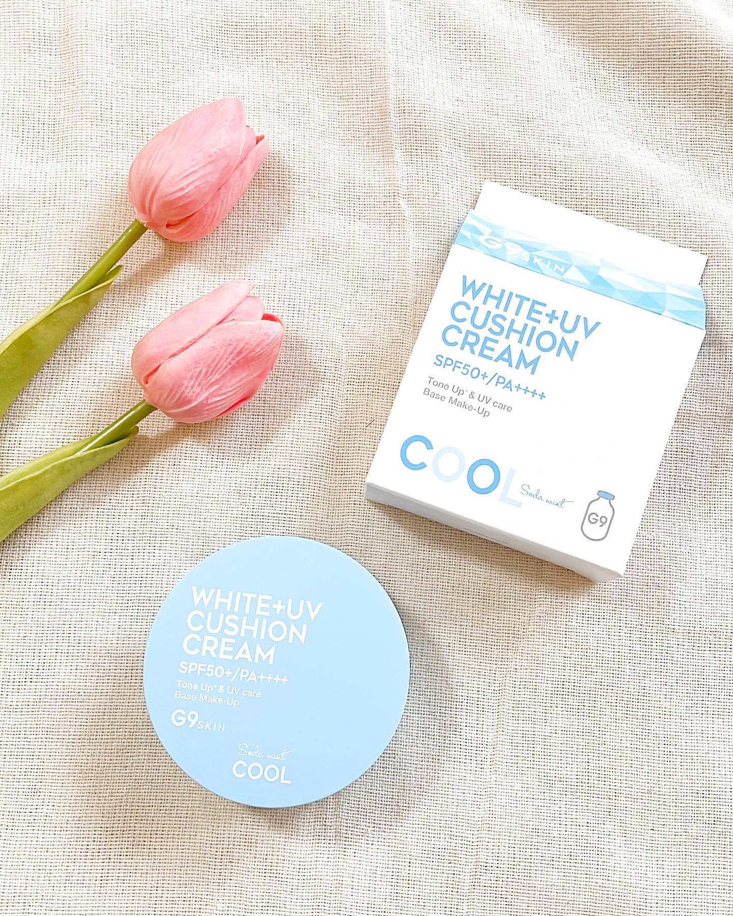 口コミ投稿：＼きゅんと冷たい🧊／❤️G9 WHITE +UV CUSHION CREAM COOLタイプ❤️を使わせていただい…