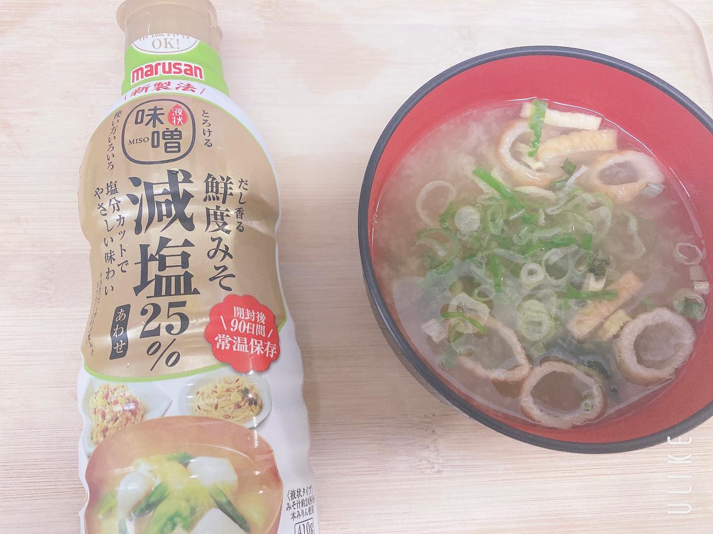 口コミ投稿：開封後90日常温で保存もできるお味噌♡とっても簡単においしくお味噌汁が作れて便利🙈#…