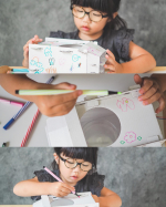 ︴𝐒𝐓𝐄𝐀𝐌 ダンボールクーラー工作キット⁡⁡⁡⁡#おうちワークショップ⁡⁡トイザらス限定🦒工作キットをカラフルに絵付けしてみたよ🎨⁡⁡お絵描きして&hellip;のInstagram画像