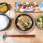 ♡⃛ とある日の晩ごはん紹介 ♡⃛　　こんばんは 🌙*ﾟとある日の晩ご飯をご紹介します🥰♡♡　　　　☻ オクラの肉巻き オクラは下処理後 軽く茹でて冷まし、&hellip;のInstagram画像