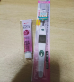 モニプラ当選品＼(^o^)／●アイオニックビューティジェル10g●キスユー極細コンパクト本体ふつうイオンの力で歯石が落ちるみたい！ジェルはグレープフルーツみたいな味で爽快感&hellip;のInstagram画像