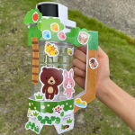 【モニター記事】先日投稿したペットボトルライト！完成しましたー。お外で光を集めて夜に点灯させてみましたよ^_^可愛く仕上がって本人も嬉しそうです♪#トイザらス &hellip;のInstagram画像