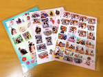 ゆみが生まれてからの子供達のイベントをシールに❤️お宮参り、お食い初め、七五三、ひな祭り、お誕生日など🎎♡じぃじばぁばとの写真もシールにしたので、大和が敬老の日に手紙を書く時に貼る予定です&hellip;のInstagram画像