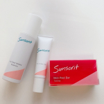 ▷▷▷▷サンソリット知ってるかな？？よく皮膚科とかクリニックで取り扱っているイメージ✨私の肌は乾燥からくる混合肌で、産後とっても敏感肌になってしまって合わなかったら赤くなったり痒く&hellip;のInstagram画像