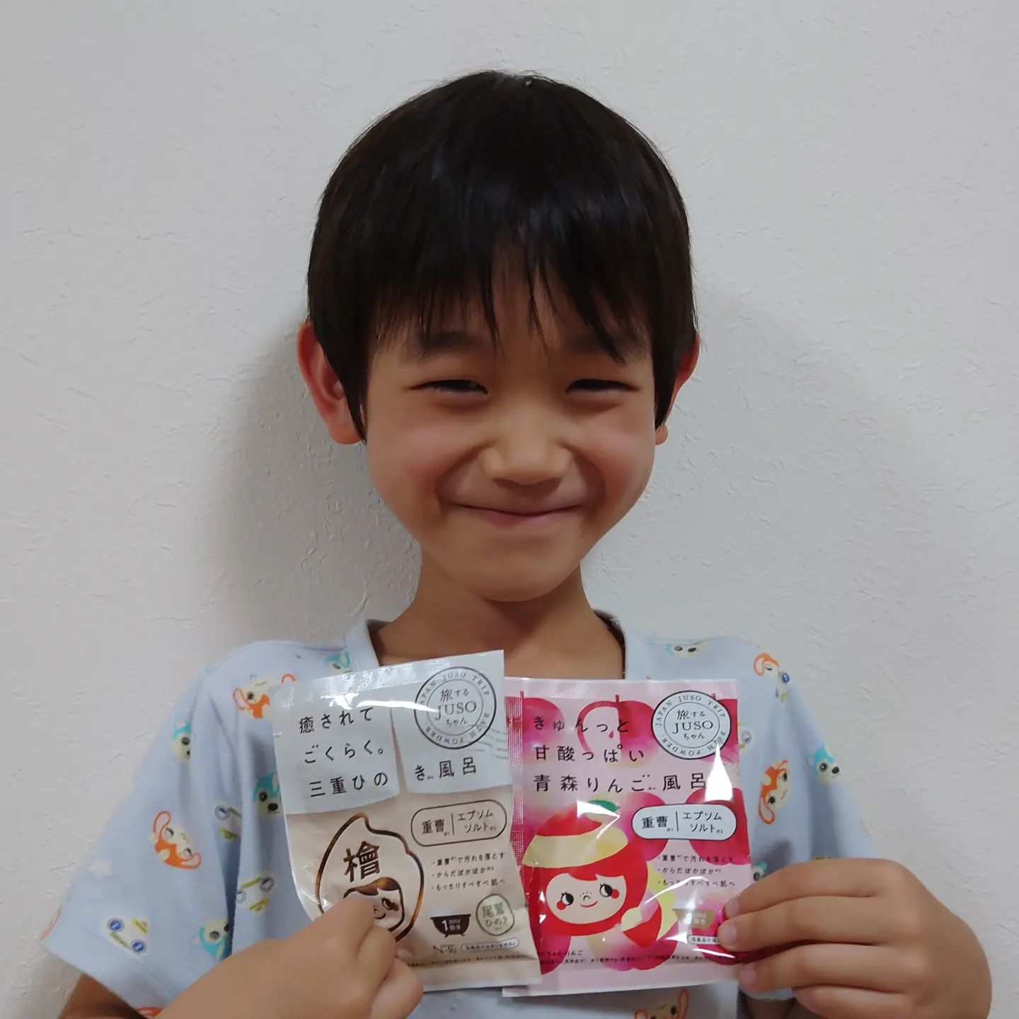 口コミ投稿：入浴剤『旅するJUSOちゃん・JUSO BATH POWDER』とっても可愛いパッケージデザインに…
