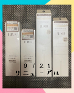 エレクシール リニューアルされて9/21発売の リフトモイスト😆数量限定のディスペンサーも買いました🥹私はNewボトルの方がなんか可愛くてシンプルゆえに好き🥰ちなみに発売前にトライアル買っ&hellip;のInstagram画像