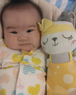 ･お姫に出来た初めてのおともだち😸トイザらス限定のフレンズフォーライフ✨･手で優しく洗濯しながら愛用しています💕･ひつじさんとねこさんの２体を、交互に使っています✨というの&hellip;のInstagram画像