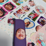 以前ご紹介したみんなの名前シールやバッチの会社さんが出しているみんなのシール❤️自宅で簡単にアプリで我が子の可愛い写真を手軽にシールにできちゃいます😍フレームや形などで加工もできてめっちゃ可&hellip;のInstagram画像