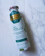 ドゥーナチュラル ハイドレーティング ローション モイスチャー 使用しています。フィルムをはがすと、ボトルは透明で中身が見やすくデザインもかわいいです。プラスチックのボトルで軽いです。&hellip;のInstagram画像
