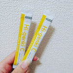 疲れやすい、お肌のくすみが気になるそんな時に出会ったのが「ハイゲイキC」 ハイ・ゲンキCの原料は、植物（アセロラ・レモン）由来の天然ビタミンC。 化学合成されたビタミンCはいっさい使用していませ&hellip;のInstagram画像