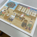 ＊職場の机から失礼します🙇&zwj;♂️仕事でも使えるなぁと思って今回いただいた伝統食育暦カレンダー！パッと目を引く季節のメニューが欲しかったけど、それ以上に豆知識なんかが細かく載っててクラスの&hellip;のInstagram画像