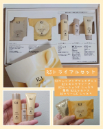 「RJトライアルセット」をお試し✨ローヤルゼリーのエイジングケア化粧品が5日分試せるトライアルセットです🍯【セット内容】RJクレンジングマルチジェル(3g&times;5包)RJスキンケアソープ(10g&hellip;のInstagram画像