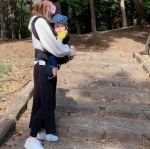 ⋆͛⚭&middot;̩͙こんにちは☀⁡ちょっと前に松ぼっくりを友達夫婦と取りに行ったよ～🤣何年ぶりなんだ松ぼっくり拾うって&hellip;🤣長男がすんごい喜んで、沢山大きいの見つけたよ✧⁡この時履いてた&hellip;のInstagram画像