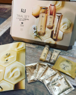 株式会社山田養蜂場様のRJトライアルセット🐝モニター投稿ローヤルゼリーのエイジングケアセットしっかり連用してお試しさせていただきました🍯個人的にRJスキンケアソープがきめ細かい泡立ちで&hellip;のInstagram画像