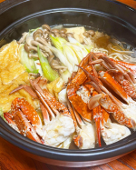 先日、マルトモさんの新商品鍋つゆモニターが届き、3種類全部使ってみました🤗3つともとっても美味しかった💕特に帆立はまぐりはお気に入りになり、またやりたい！！！！はまぐりたっぷり入れ&hellip;のInstagram画像