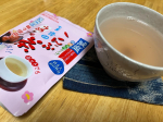 yunokanan玉露園のこんぶ茶(うめ)を頂きました。寒いからホット🍵で綺麗な桃色が器に映えて一口飲むとホッとさせてくれる梅味です。紀州産の梅干使用で飲むだけじゃなく料理にも使えそうです。&hellip;のInstagram画像