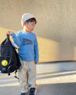 ...@nissen_kids_official ..#登園コーデ..ニッセン の 綿100%長袖Tシャツ。..サイズも90ー170まで😳.ᐟ.ᐟ幅&hellip;のInstagram画像
