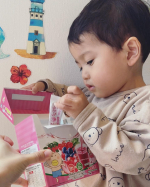 Veggie Juice♡まずパッケージが可愛すぎる&hellip;😂テレビでよく見るはなかっぱくんなので、息子も大喜び‼️‼️こんなに子供って青汁好きなの？と思うほど、よく飲みます😂赤の野菜と赤&hellip;のInstagram画像