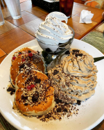 #コナズ珈琲 #パンケーキ #トロピカルティー #コナコーヒー #おいしい#pancake #coffee #cream #jerry #tropical #tea #delicious #foo&hellip;のInstagram画像