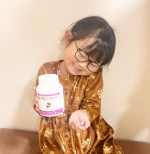 子供用のカルシウムグミ🍇食べやすい葡萄味で小さいからついついぱくぱく食べちゃう🥹‼️ママもひっそり食べてるよ🤣㊙️#スクスクのっぽくん #カルシウム #身長 #ビタミンD #成長応&hellip;のInstagram画像