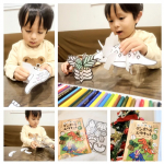 .◎はじめての工作におすすめ&hearts;◎✨はじめてのダンボール工作キット きょうりゅう✨6歳のこうたはおうちでよく工作をしているけど、3歳のかなたにはまだひとりでハサミを持たせたり糊を与えるのはちょ&hellip;のInstagram画像