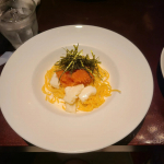 保育園からの友達とlunch💕⁡⁡コロナ禍になって初なので、とってもお久しぶりなのに落ち着く😚💕⁡⁡#グランフロント大阪#italianbarpienofesta #明太パスタ#largo #&hellip;のInstagram画像